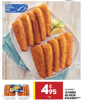 ALDI 10 Panès Au Colin D'alaska offre