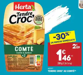 ALDI Tendre Croc Au Comte offre