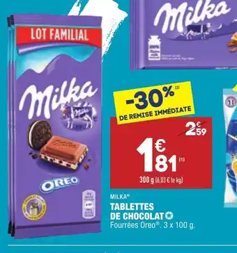 ALDI Tablettes De Chocolat offre