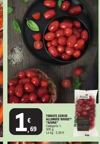 E.Leclerc TOMATE CERISE ALLONGÉE ROUGE offre