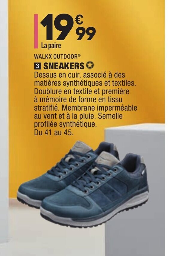 Promo Sneakers chez ALDI
