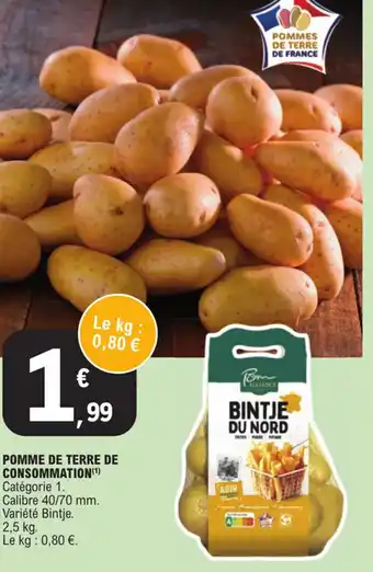 E.Leclerc POMME DE TERRE DE CONSOMMATION offre