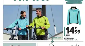 ALDI Veste De Sport offre