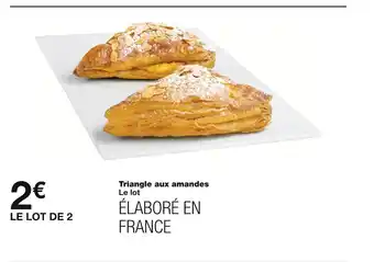 Monoprix Triangle aux amandes offre