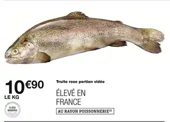 Monoprix Truite rose portion vidée offre