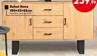 Maxi Bazar Bahut reno 180x45x83cm offre