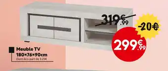 Maxi Bazar Meuble tv 180x76x90cm offre