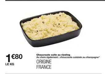 Monoprix Choucroute cuite au riesling offre