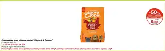 Monoprix Edgard & cooper croquettes pour chiens poulet offre