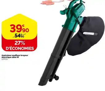 Weldom Aspirateur souffleur broyeur électrique 2800 w offre