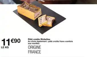 Monoprix Richelieu pâté croûte offre