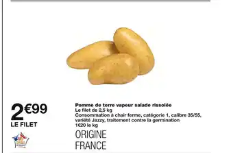 Monoprix Pomme de terre vapeur salade rissolée offre