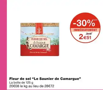 Monoprix Le saunier de camargue fleur de sel offre