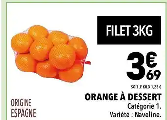 Supeco Orange à dessert offre