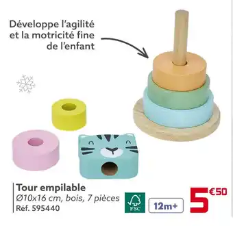 Gifi Tour empilable offre