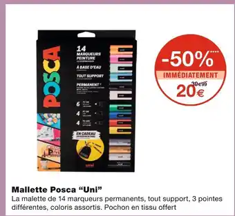 Uni mallette posca