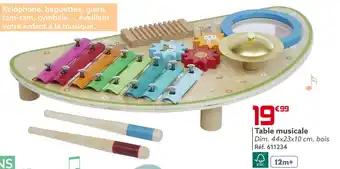 Gifi Table musicale offre