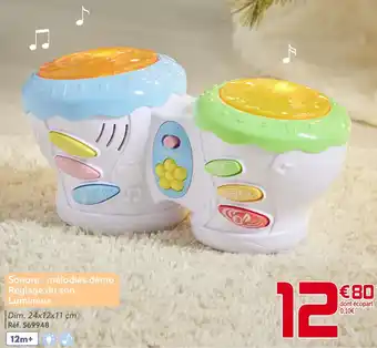 Sonore : mélodies démo réglage du son lumineux