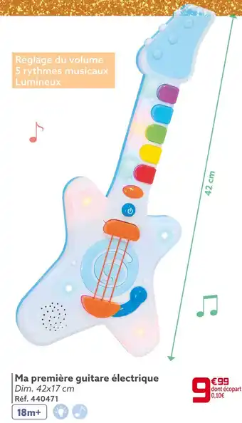 Gifi Ma première guitare électrique offre