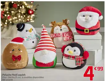 Gifi Peluche noël squish offre