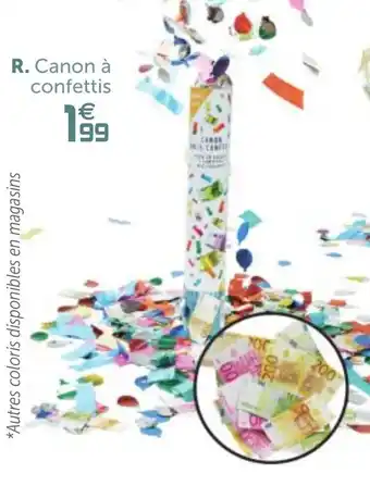 Gifi Canon à confettis offre