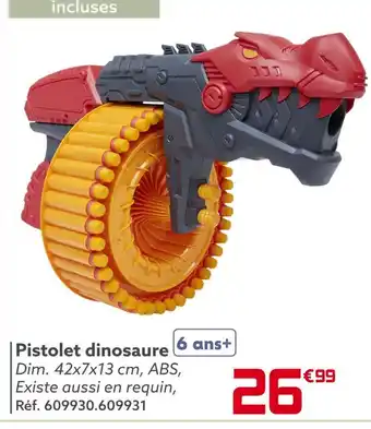 Gifi Pistolet dinosaure offre