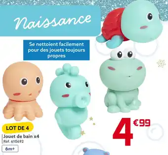 Gifi Jouet de bain x4 offre