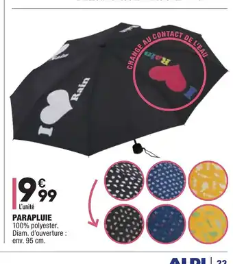 ALDI Parapluie offre