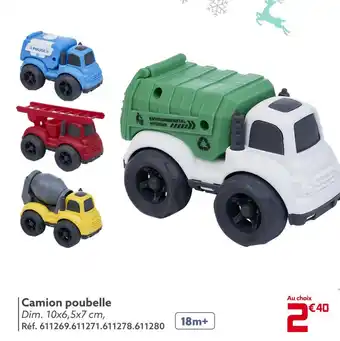 Gifi Camion poubelle offre