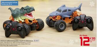 Gifi Voiture radiocommandée requin ou dinosaure offre