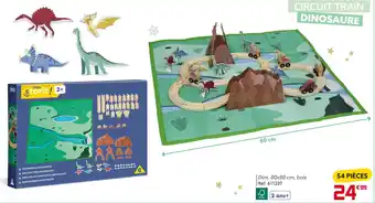 Gifi Circuit train dinosaure offre