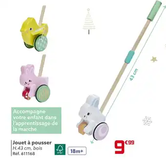 Gifi Jouet à pousser offre