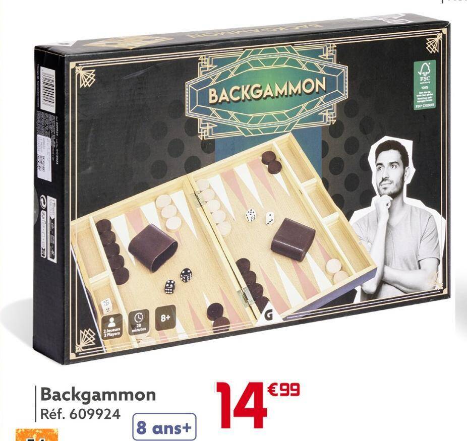 Promo Backgammon chez Gifi