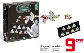 Gifi Domino triangulaire en bois offre