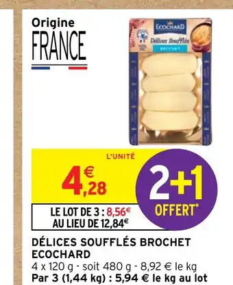 DÉLICES SOUFFLÉS BROCHET ECOCHARD