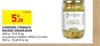 Intermarché CARDONS LYONNAIS MAISON GRANDJEAN offre