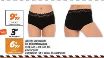 Netto CULOTTES MENSTRUELLES CXL BY CHRISTIAN LACROIX offre
