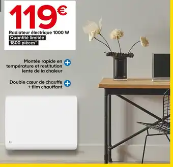 Castorama Radiateur électrique 1000 W offre