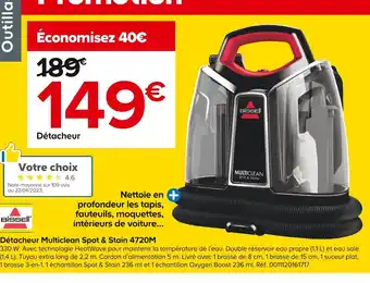 Détacheur Multiclean Spot & Stain 4720M