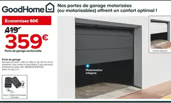 Castorama Porte de garage offre