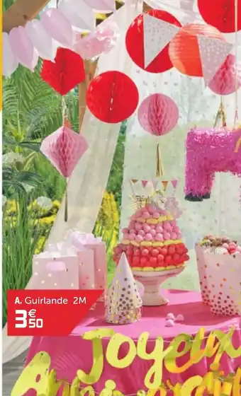 Gifi Guirlande 2M offre