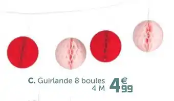 Guirlande 8 Boules