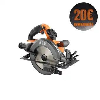 Bricomarché Scie circulaire aeg 18v brushless - 190 mm - sans batterie ni chargeur - bks18bl2-0 offre