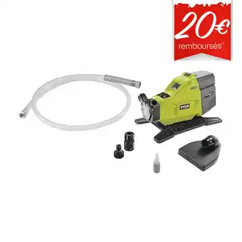 Bricomarché Pompe à eau ryobi 18v oneplus - 1500 l/h - sans batterie ni chargeur - r18tp-0 offre