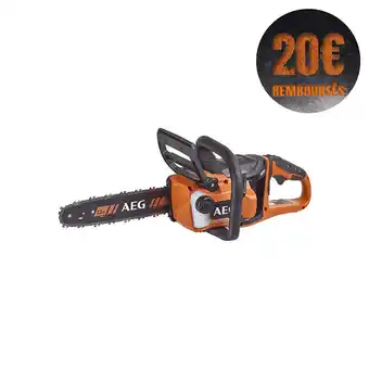 Tronçonneuse aeg 18v brushless - sans batterie ni chargeur acs18b30-0