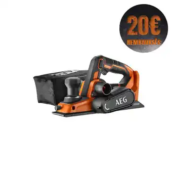 Bricomarché Rabot aeg 18v brushless 82mm - sans batterie ni chargeur bho18bl-0 offre