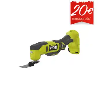 Bricomarché Multitool ryobi 18v oneplus - 11 accessoires - sans batterie ni chargeur - rmt18-0 offre
