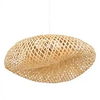 Bricomarché Luminaire suspension en bambou naturel l 51 cm offre