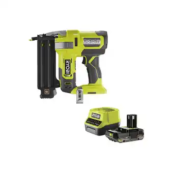 Bricomarché Pack ryobi cloueur d'assemblage air comprimé r18gn18-0 - 18v oneplus - 1 batterie 2.0ah - 1 chargeur rapide rc18120-120 offre