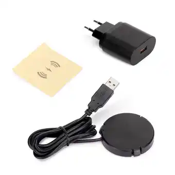 Bricorama Emuca chargeur sans fil caché pour mobile airtop 2, ø60mm, 5v dc 2a (qi-10w), plastique noir, plastique offre